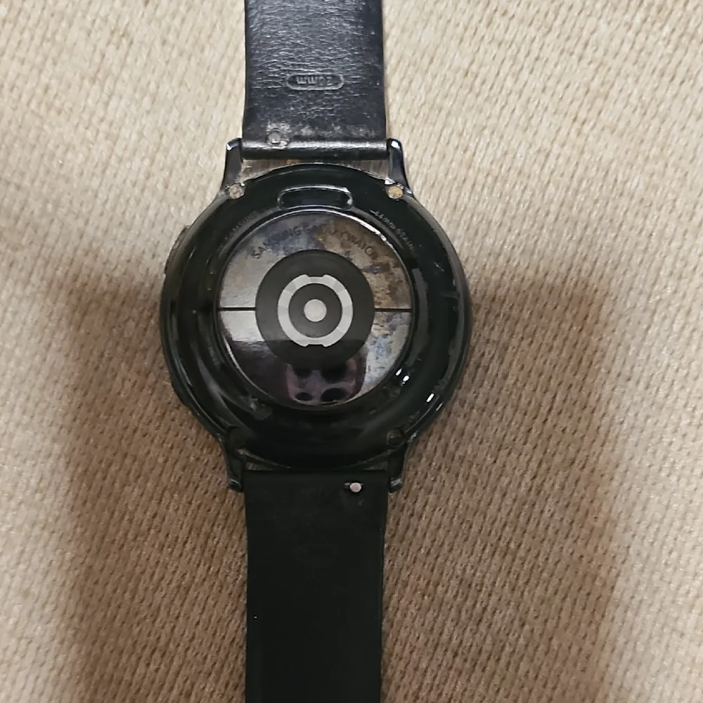 Samsung Galaxy Watch Active2 with Black Band and Multi-Color Bezels